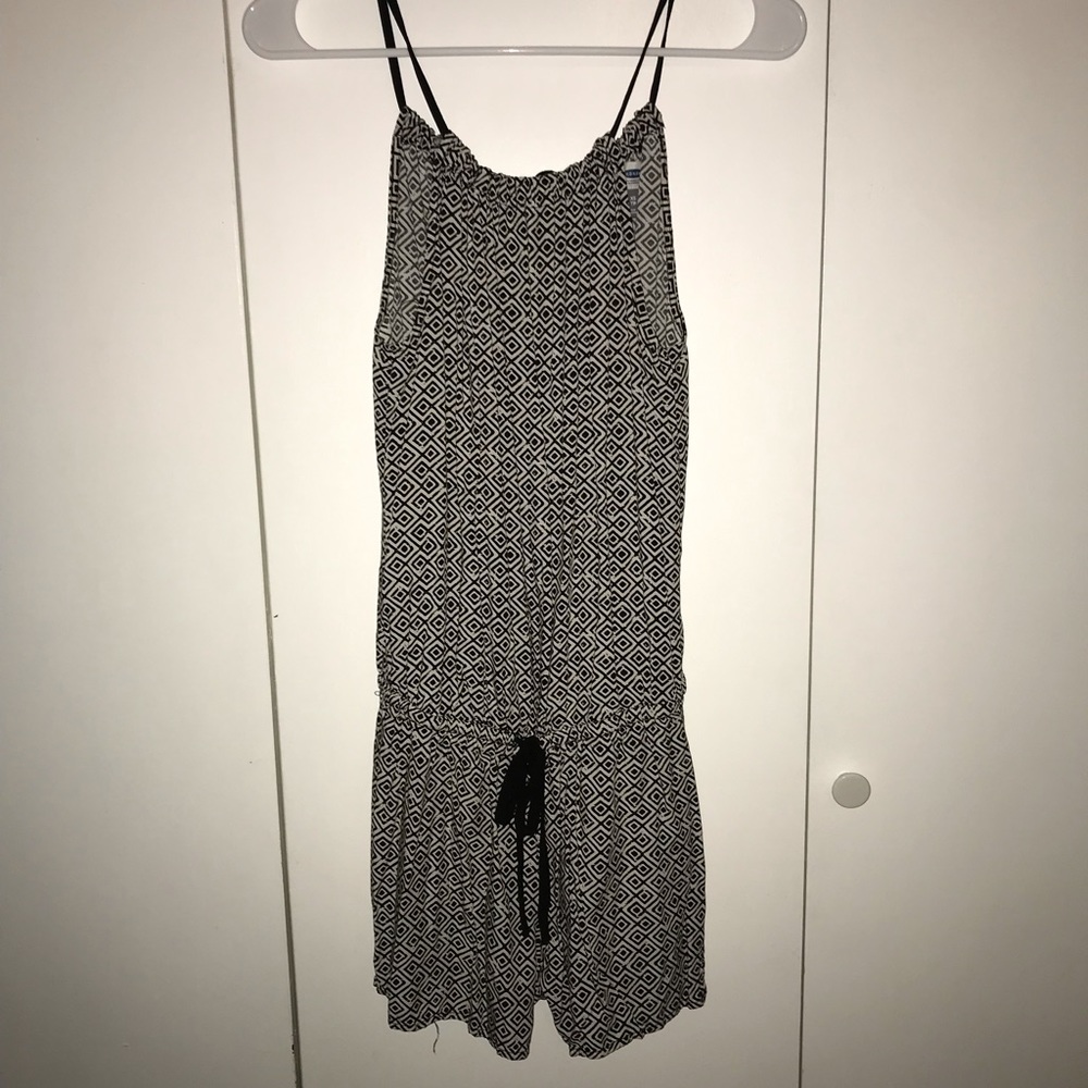 OLD NAVY Black & White Romper